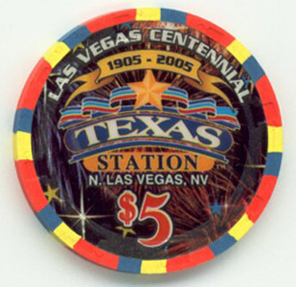 Texas Station Las Vegas Centennial $5 Casino Chip