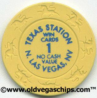 Texas Station Win Cards $1 Casino Chip