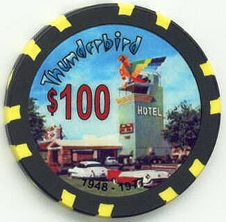 Las Vegas Thunderbird Hotel Poker Chips