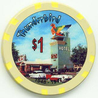 Las Vegas Thunderbird Hotel Poker Chips