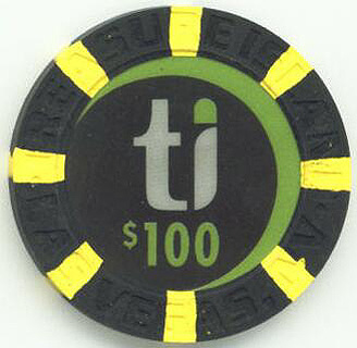 Treasure Island Third Issue $100 Casino Chip