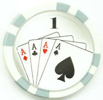 Winning Hand 1 Poker Chip