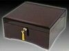 Lacquer Finish Wood & Brass Poker Chip Case 