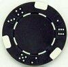 Lucky 7's Black Poker Chips