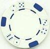 Lucky 7's White Poker Chips