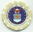 Department of the Air Force Tan Poker Chip