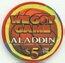 Aladdin We Got Game 2004 $5 Casino Chip 