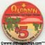 Aladdin Oasis Poker Tournament $5 Chip