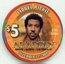 Aladdin Lionel Richie New Year 2005 $5 Casino Chip 