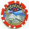 America The Beautiful Mount Rushmore $5 Casino Chip
