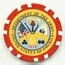 Department of the Army Red Poker Chip