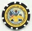 Department of the Army Black Poker Chip