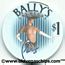 Bally's & Paris $1 Casino Chip