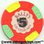 Bally's $5 Casino Chip 