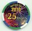 Bally's Hotel Happy New Year 2010 $25 Casino Chip