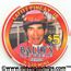 Las Vegas Bally's Lafitt Pincay Jr. $5 Casino Chip