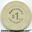 Barcelona $1 Casino Chip 