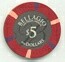 Bellagio $5 Casino Chip