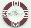 Las Vegas Bellagio Hotel & World Poker Tour Brown Poker Chip