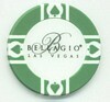 Las Vegas Bellagio Hotel & World Poker Tour Green Poker Chip