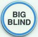 Ceramic Big Blind Button For Poker Games