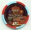 Bill's Gambling Hall Happy New Year 2008 $5 Casino Chip