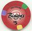 Las Vegas Binion's Casino $1 & $5 Casino Chips - No More Binion's Horseshoe