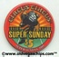 Las Vegas Circus Circus Superbowl 2005 $5 Casino Chip
