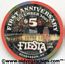 Fiesta Henderson First Anniversary $5 Chip
