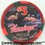 Flamingo Hilton Pink Flamingos $5 Casino Chip