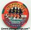 Flamingo Hilton Rockettes $5 Casino Chip