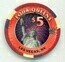 Las Vegas Four Queens 4th of July 2006 $5 Casino Chip
