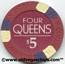 Four Queens $5 Casino Chip