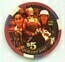 Four Queens Casino Labor Day 2007 $5 Casino Chip