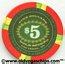 Gold Spike New Rack $5, $25, $100 Casino Chips