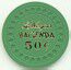 Las Vegas Hacienda 50¢ Casino Chip