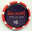 Hard Rock Hotel Kenny Chesney $5 Casino Chip