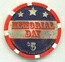 Hard Rock Hotel Memorial Day 2008 $5 Casino Chip
