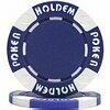 Hold'em Blue Poker Chip