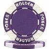 Hold'em Purple Poker Chip