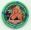 Hooters Casino Calendar Girl Tiffany 2007 $25 Casino Chip