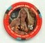 Hooters Casino Shauna April 2008 $5 Casino Chip
