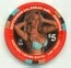 Hooters Casino Jennifer September 2008 $5 Casino Chip