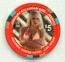 Hooters Casino Jessica January 2008 $5 Casino Chip