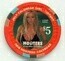 Las Vegas Hooters Casino Miss July 2006 $5 Casino Chip