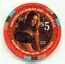 Hooters Casino Happy New Year 2007 $5 Casino Chip