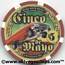 Hard Rock Cinco de Mayo 2002 $5 & $25 Chips