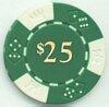 Kings Crown Gold $25 Poker Chip