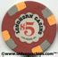 Longhorn Casino $5 Chip