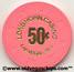 Longhorn Casino 50¢ Chip 